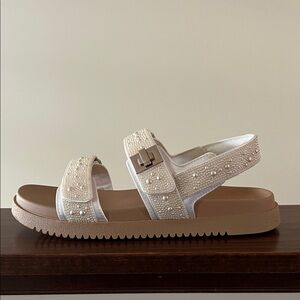 a new day  Women's Jonie Footbed Sandals .